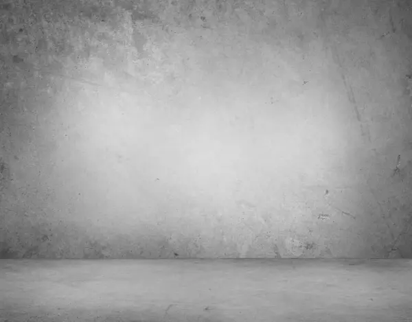 Пустой Серый Бетонный Пол Стена Стоковое Фото