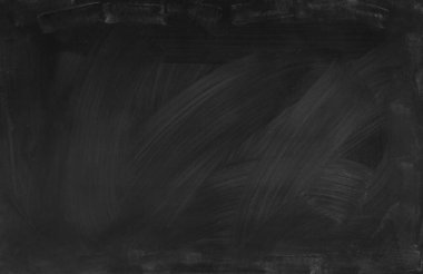 Tahta arka planda tebeşir temizlendi