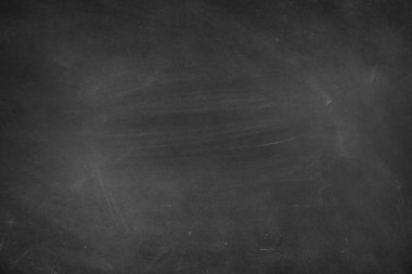 Tahta arka planda tebeşir temizlendi