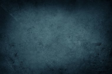 Mavi desenli beton arka plan. Koyu kenarlar