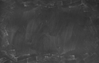 Tahta arka planda tebeşir temizlendi