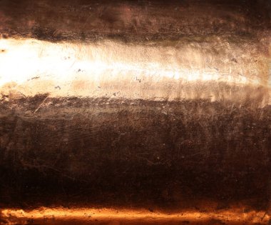 Bakır kaplama dokusu arkaplanı yakın plan