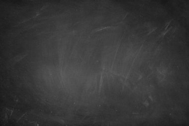 Tahta arka planda tebeşir temizlendi