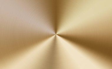 Parlak altın metal daire