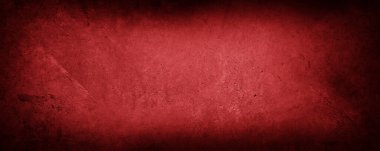 Kırmızı desenli beton arka plan. Koyu kenarlar