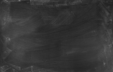 Tahta arka planda tebeşir temizlendi