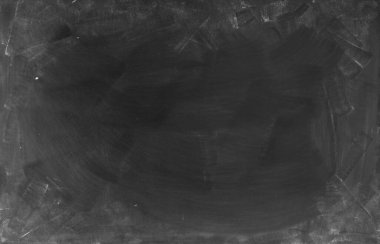 Tahta arka planda tebeşir temizlendi