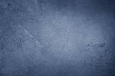 Blue textured concrete wall background