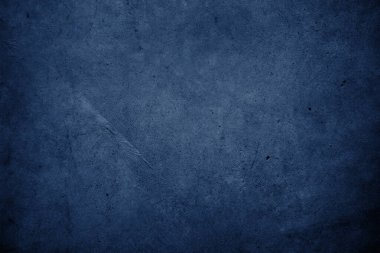 Mavi desenli beton duvar, koyu kenarlar arka plan