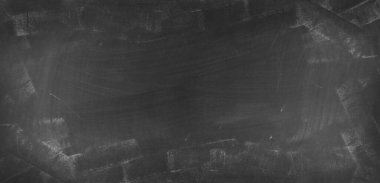 Tahta arka planda tebeşir temizlendi