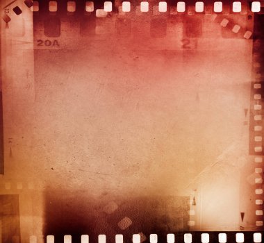 Film negatifleri kahverengi turuncu sırt grubunu çerçeveler