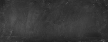 Tahta arka planda tebeşir temizlendi