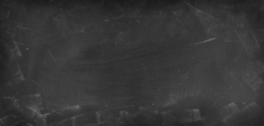 Tahta arka planda tebeşir temizlendi