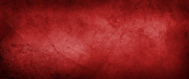 Kırmızı desenli beton arka plan. Koyu kenarlar