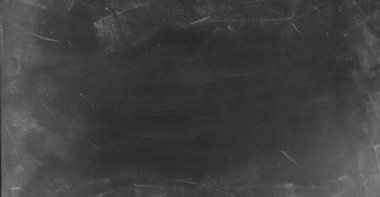 Tahta arka planda tebeşir temizlendi