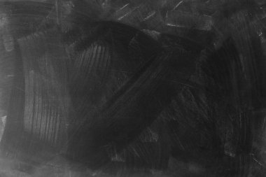 Tahta arka planda tebeşir temizlendi