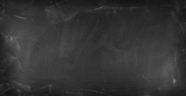 Tahta arka planda tebeşir temizlendi