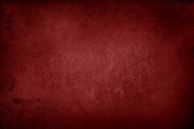 Kırmızı desenli beton arka plan. Koyu kenarlar