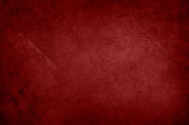 Kırmızı desenli beton arka plan. Koyu kenarlar