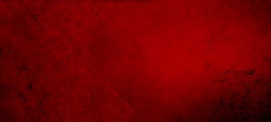 Kırmızı desenli beton arka plan. Koyu kenarlar