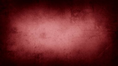 Kırmızı desenli beton arka plan. Koyu kenarlar