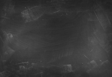 Tahta arka planda tebeşir temizlendi