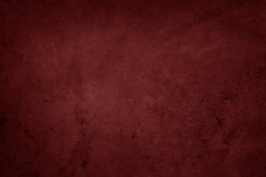 Kırmızı desenli beton arka plan. Koyu kenarlar