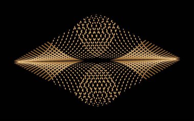 Soyut Dome Şekli Modern Mimari Grafik Tasarım Vektörü