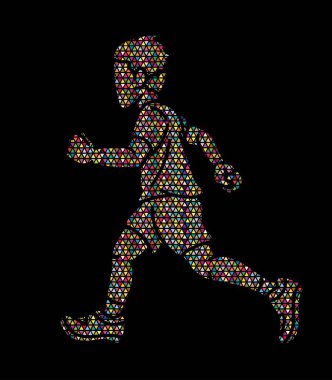 Çocuk çalıştıran bir çocuk Çizgi Film Çizgi Filmi Grafik Vektörü