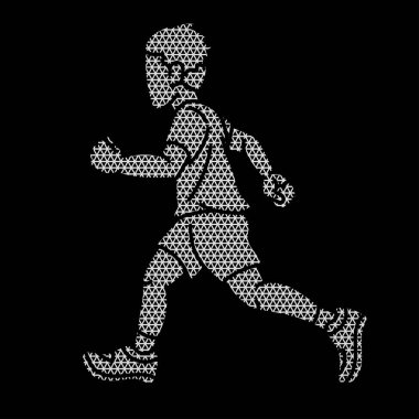 Çocuk çalıştıran bir çocuk Çizgi Film Çizgi Filmi Grafik Vektörü