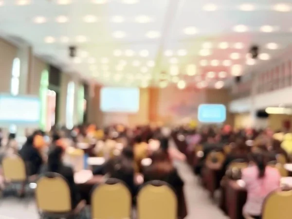 Business People Conference Hall Watching Large Screen Listening Marketing Content — Foto de Stock