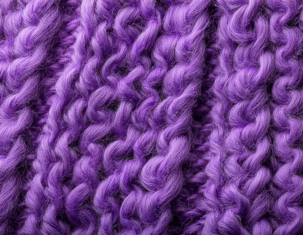 Stock image Soft Lavender Wool Fabric Texture with Thick, Fuzzy Appearance Concept