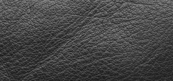 Krásná Textura Jemného Černého Koženého Povrchu Pomocí Jako Pozadí Nebo — Stock fotografie