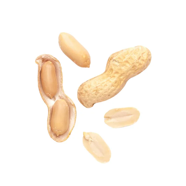 stock image Organic peanuts, healthy food or ingredients, tasty snacks, vegan protein food supplement