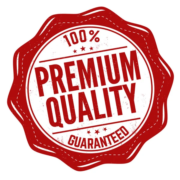 Premium Kalite Grunge Lastik Damgası Beyaz Arka Planda Vektör Çizim — Stok Vektör