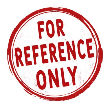 Referans olarak sadece beyaz arkaplanda grunge kauçuk damgası, vektör illüstrasyonu