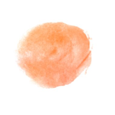 Beyaz arkaplanda renkli soyut suluboya çember, suluboya desen arkaplan