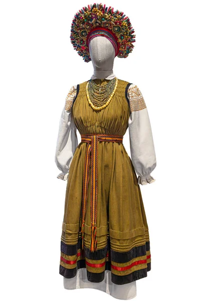 Ukrainska Broderade Nationella Traditionella Kostym Kläder Isola — Stockfoto