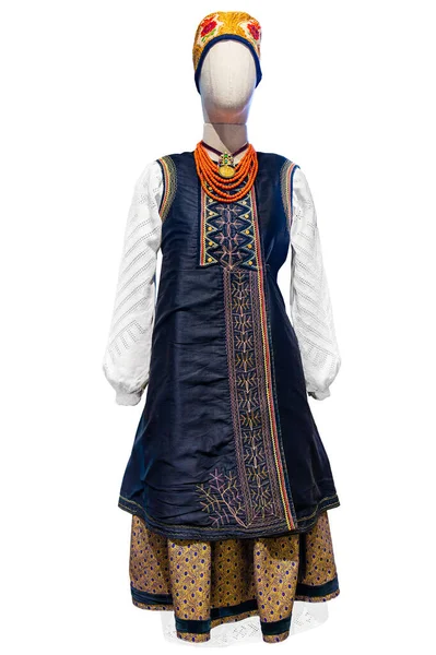 Ukrainska Broderade Nationella Traditionella Kostym Kläder Isola — Stockfoto