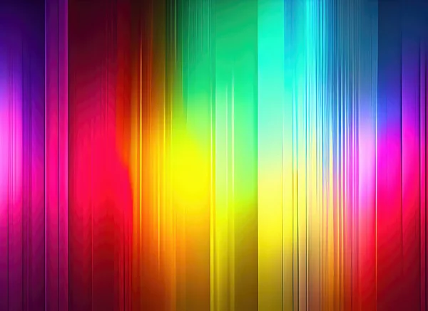 Abstract background in bright rainbow colors. Generative Ai