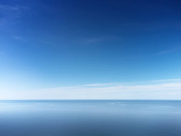 Pejzaż Morski Hunstanton Patrząc Zachód Przez Otwarte Morze — Zdjęcie stockowe