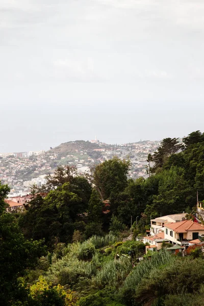 Funchal Portugal View City Funchal Portugal Looking Out Arcoss Sea — Stock Photo, Image
