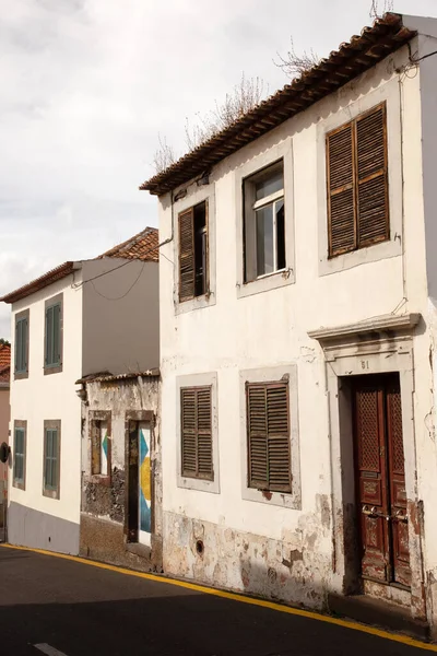 Arquitetura Antiga Histórica Das Vilas Cidade Portugal — Fotografia de Stock
