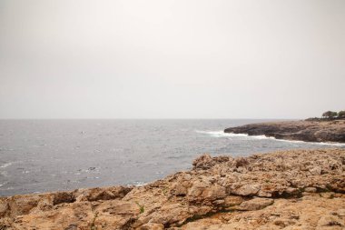 Mallorca 'dan, İspanya' dan deniz manzarası