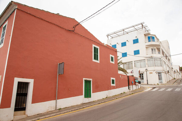 Street veiws of buildings in calo del moro, mallorca spain
