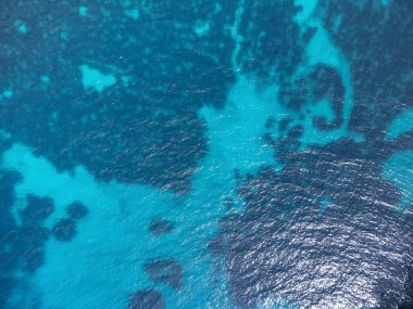 İspanya 'da kuşların gözü deniz manzarası