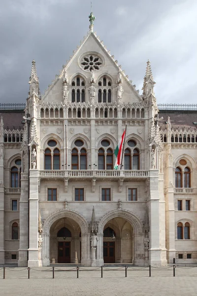 Famoso Edificio Del Parlamento Húngaro Budapest —  Fotos de Stock