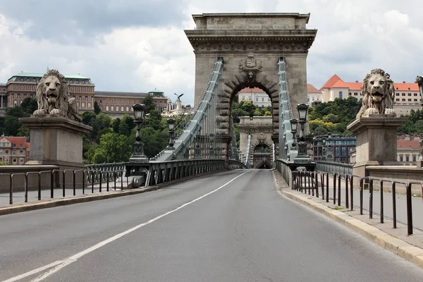 Chain Bridge Budapest Hungary — Stock Photo, Image