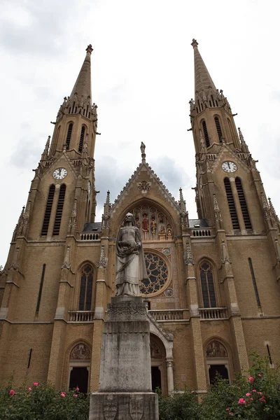 Boedapest Hongarije Juli 2018 Gotische Katholieke Kerk Van Elizabeth Van — Stockfoto