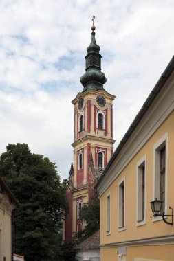 Macaristan 'ın Szentendre kentindeki Sırp Ortodoks Katedrali Kilisesi.